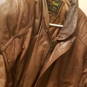 Mens XL leather jacket